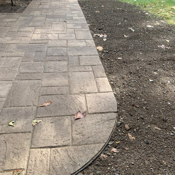 Backyard Lower Paver Patio and Walkway