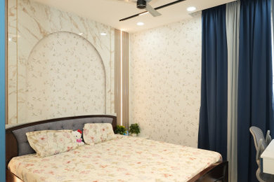 Brigade Cornerstone Utopia | Bedroom Design |2BHK Apartment Interior Design In B