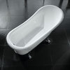 Classic Claw-Foot Tub With Faucet