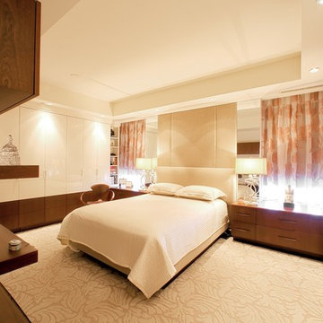 Condo Bedroom and Library
