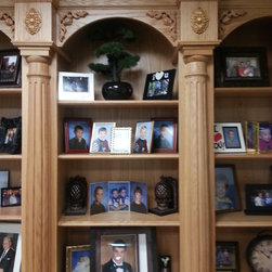 Custom Fluted Oak Columns - Products