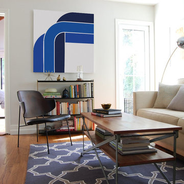 1970s Vintage Graphics Mid-Century paring