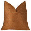 Plutus Lone Oak Cayenne Handmade Throw Pillow, 22"x22"