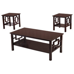 Transitional Coffee Table Sets by Pilaster Designs
