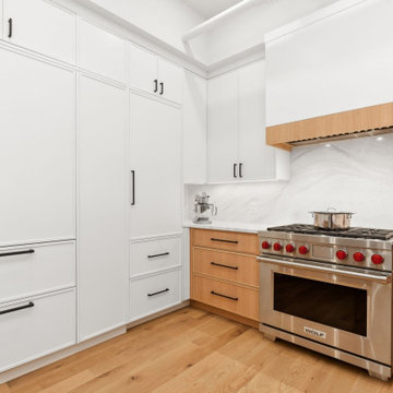 Airy Kitchen and Living Room