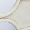 Liana Metal Platform Bed, Headboard, Rustic Ivory