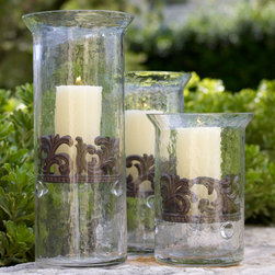 GG Collection Glass Candleholders - Candleholders