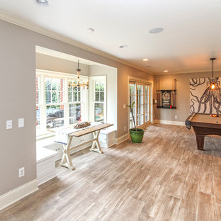 Ideas para sótanos | Diseños de sótanos con suelo de baldosas de cerámica