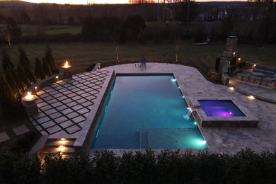 Inspiration for a country pool remodel in DC Metro