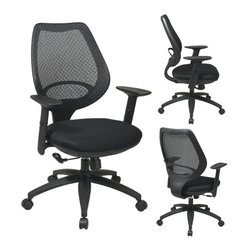 Black Finish Back Executive office Chair - Office Chairs