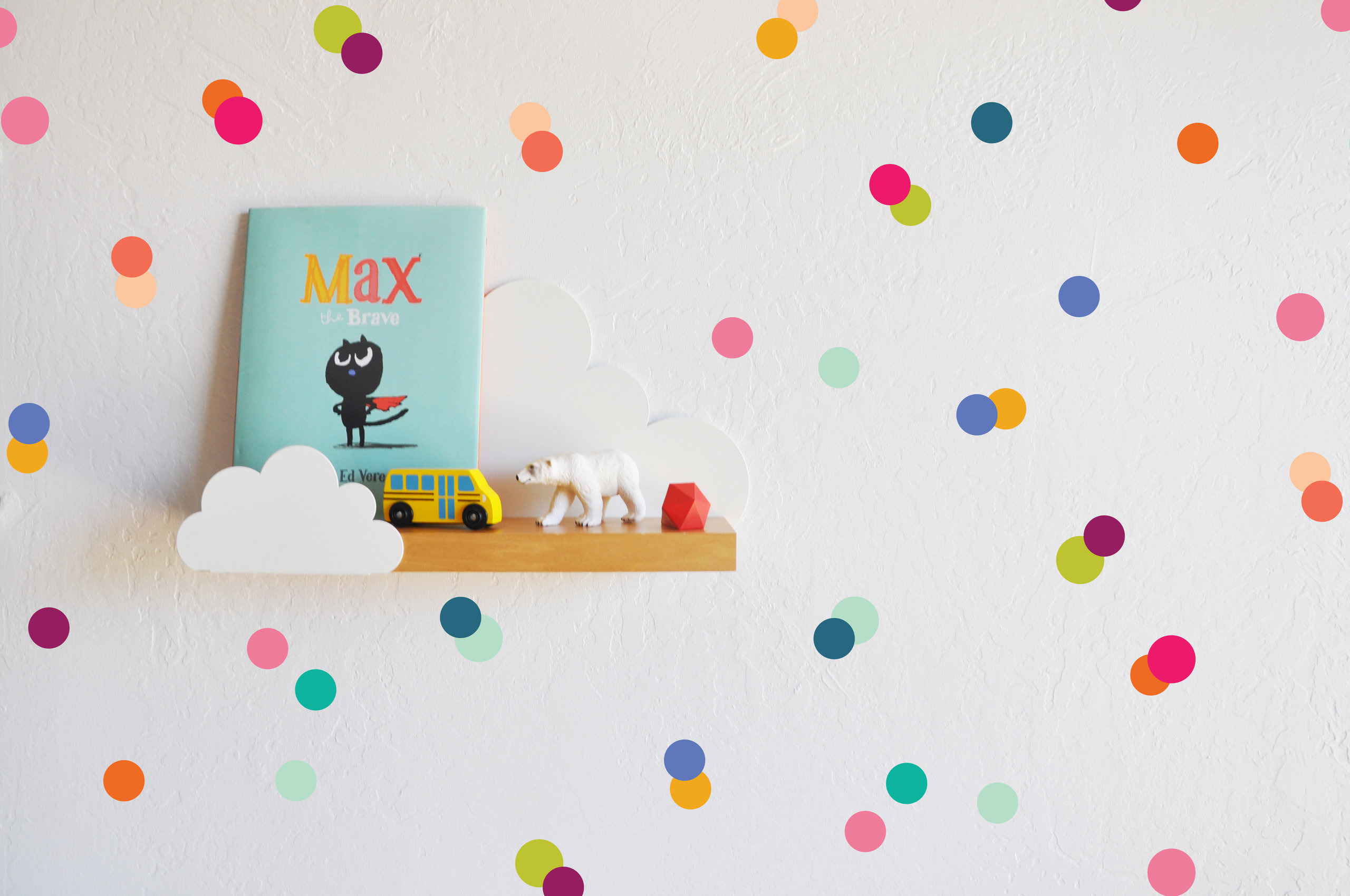 Rainbow Tiny Dots - Wall Decal