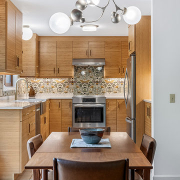 Mid-Century Kitchen and Deck