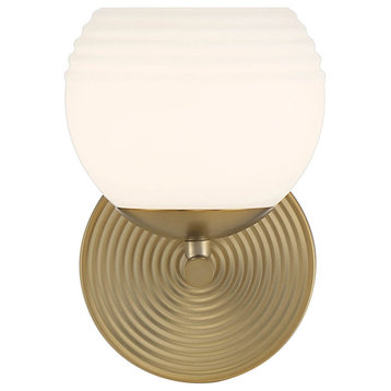 Designers Fountain D251H-WS Moon Breeze 9" Tall Wall Sconce - Brushed Gold