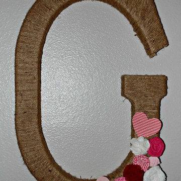 Twine Wrapped Initial Wreath for All Seasons