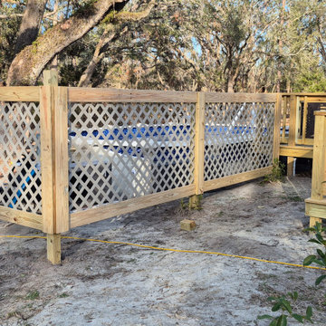 Custom Deck, Ramp, and Stairs