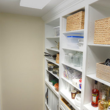 Custom Wood Walk-in Pantry and Wine Bar