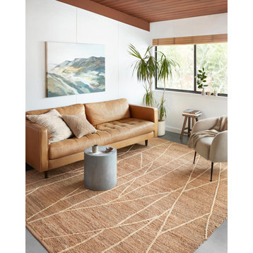 Loloi II Bodhi BOD03 Natural and Ivory Area Rug, 2'0"x5'0"