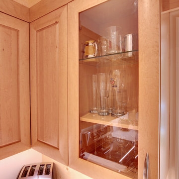 Birdseye Maple Kitchen high end kitchen, solid wood cabinet doors, birds eye map