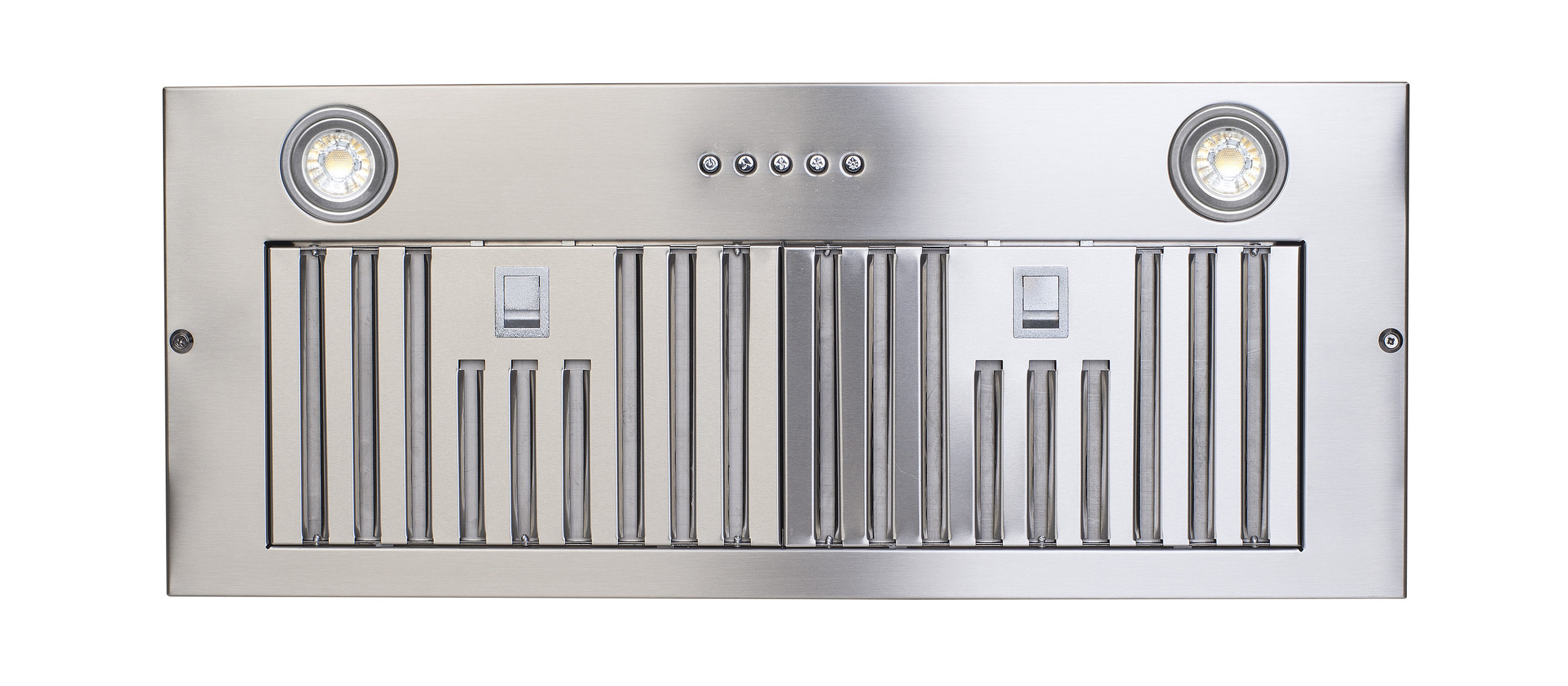 Stainless Steel Range Hood With 3  Speed Button Control, Stainless Steel, 28 in.