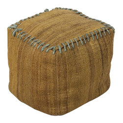 Gold Pouf - Floor Pillows And Poufs