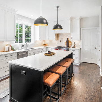 Transitional Kitchen & Bar Remodel Charlotte, NC | Reico