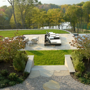Terraced Infinity-Edge Pool