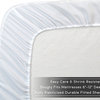 Comforter, Sheet, and Bed Skirt, 6 Piece Set, Taupe, White, Taupe, Twin