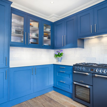 Bespoke Shaker Kitchen in Farrow & Ball Stiffkey Blue