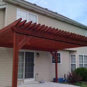 Exterior Painting - Patio Pergola