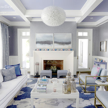 Great Room by Mabley Handler Interior Design at the 2013 Holiday House Hamptons