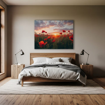 A Field of Memories Modern Style Wall Art
