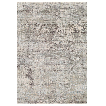 Surya Presidential PDT-2303 Modern Area Rug, Pale Blue, 3'3" x 5' Rectangle