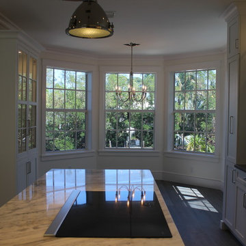 Custom Kitchen Cabinetry and Built-In China Cabinet