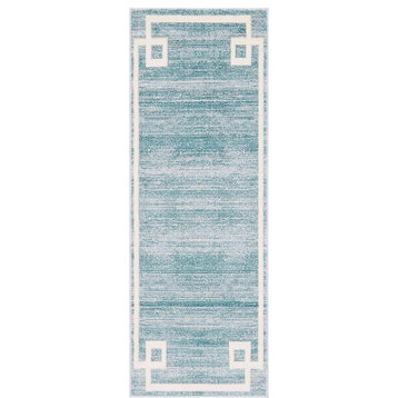Contemporary Heights 2'2"x6' Runner Seamist Area Rug
