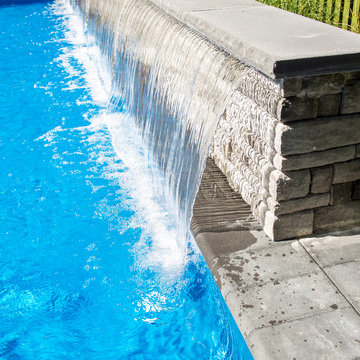 Delaware Swimming Pool and Waterfall