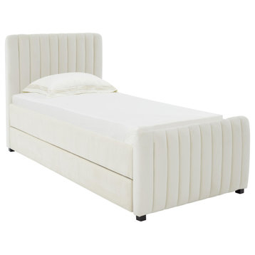 Angela Cream Trundle in Twin