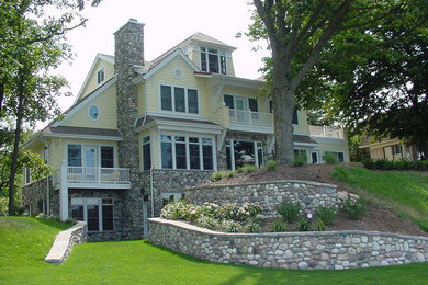 Inspiration for a timeless exterior home remodel in Indianapolis