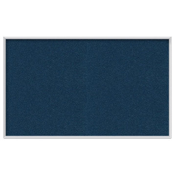 Ghent's Vinyl 3' x 4' Bulletin Board with Aluminum Frame in Navy