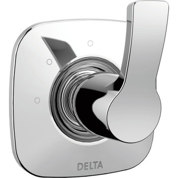 Delta Tesla 3-Setting 2-Port Diverter Trim, Chrome, T11852