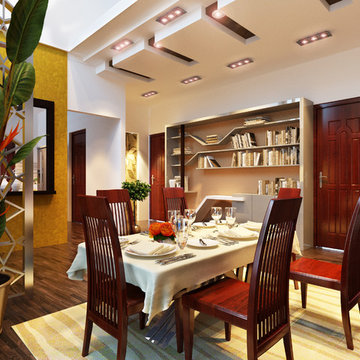 Stunning Dining Room Design, 3D Interior Design Ideas, 3D Scene