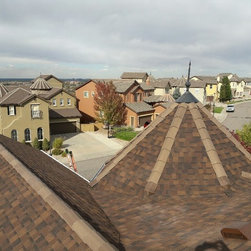 Tile ridges on asphalt roof - Products