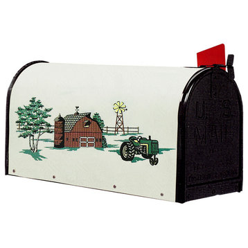 Bacova Fiberglass Wrapped Mailbox, Farmscene