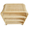 Bamboo and Rattan 3 Shelf