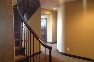 Example of a classic staircase design in Denver