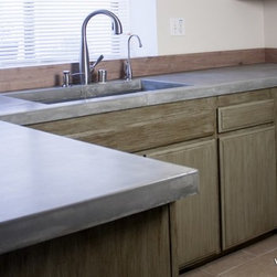 Kitchen Concrete Counter Top - Kitchen Countertops