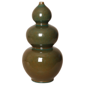 Amazon Green Triple Gourd Vase