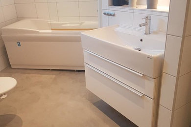 Design ideas for a modern bathroom in Malmo.
