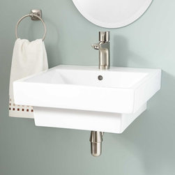 BIRCHWOOD WALL-MOUNT BATHROOM SINK - Bathroom Sinks