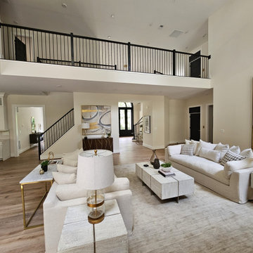 Project #130 | Curved Staircase with Wraparound Balcony