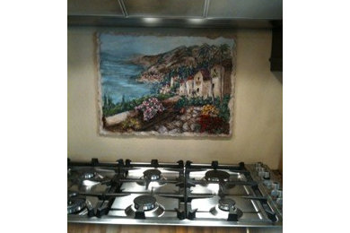 Kitchen Backsplash Murals / Wine Cellar Art & Murals
